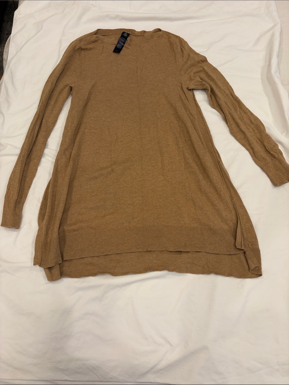 Chico's Black Label Camel Brown Crew Neck women’s Sweater size 0